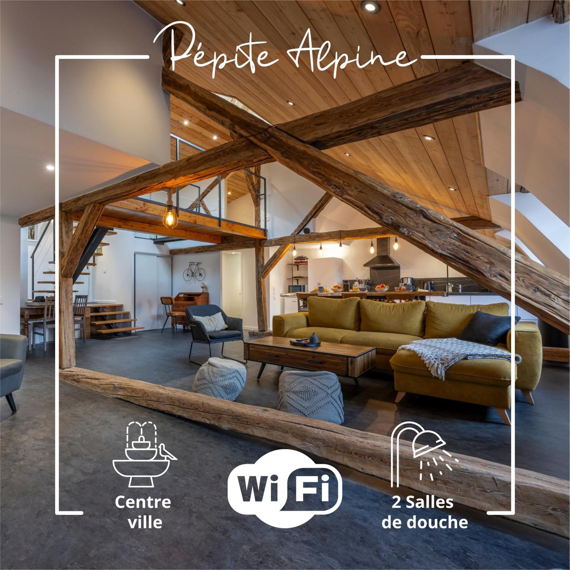 Superbe Loft - Situ Sur La Place Centrale Barcelonnette Eksteriør bilde
